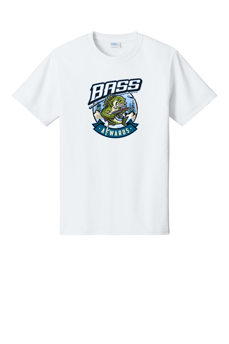 Bass Akwards White Cotton T-Shirt
